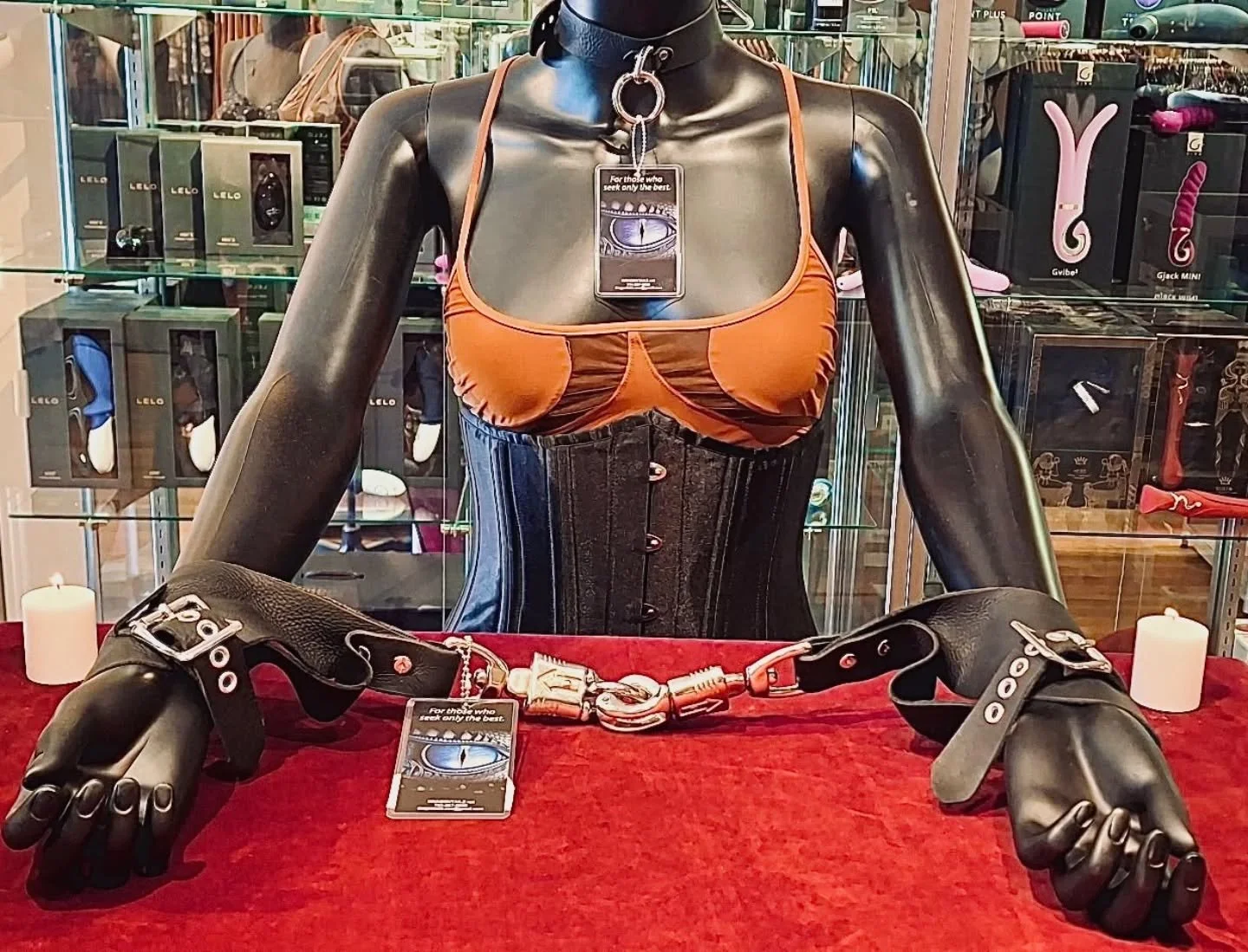 This cuffing season 😉 when it comes to leather restraints, never settle for less than the best ⛓️ 

DragonTailz is a locally handmade leatherwork shop with restraints and implements made of only the highest quality leather. Cuffs, collars, or whips-