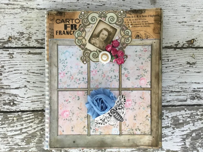 "Springtime Gratitude" by Diana Riukas...Mixed media collage on paper
