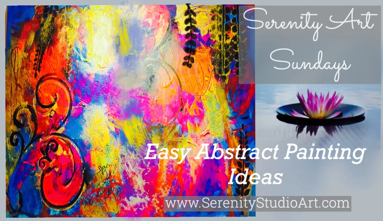 Day 8- Blog Along Challenge- Easy Abstract Painting Ideas