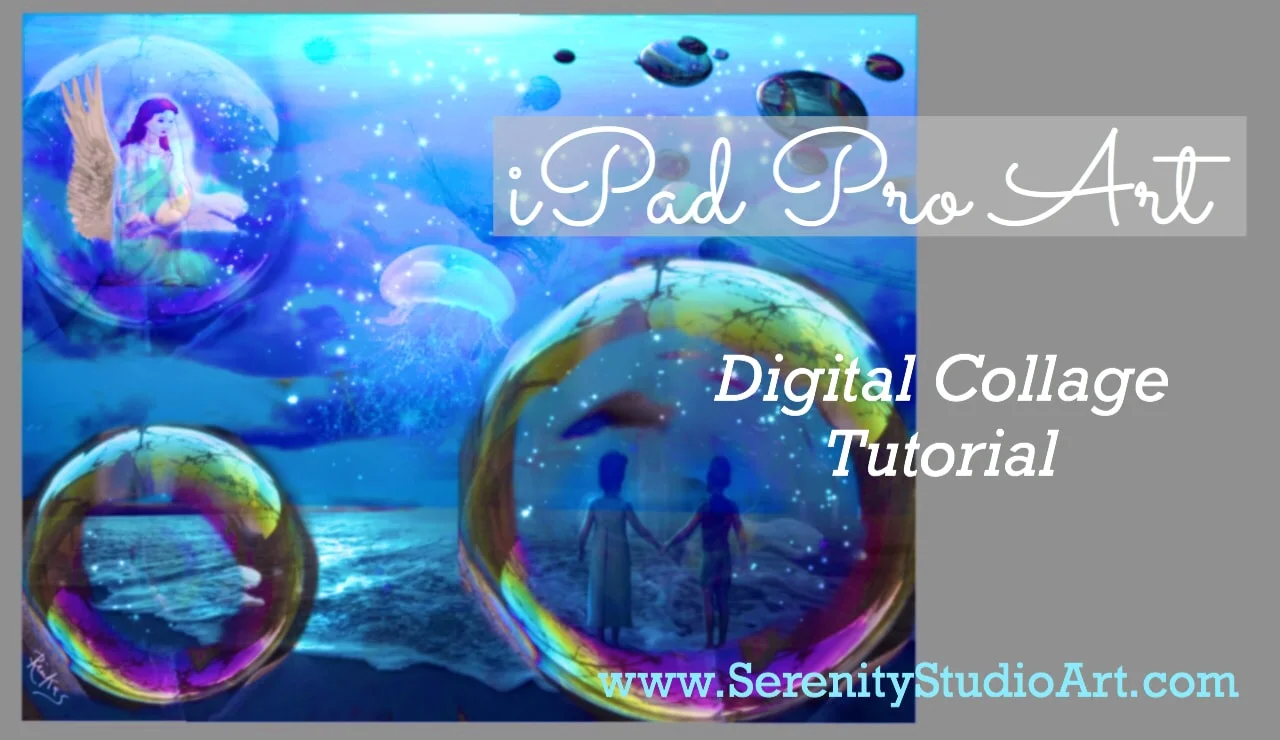 Day 12-iPad Pro Art- Digital Collage Tutorial