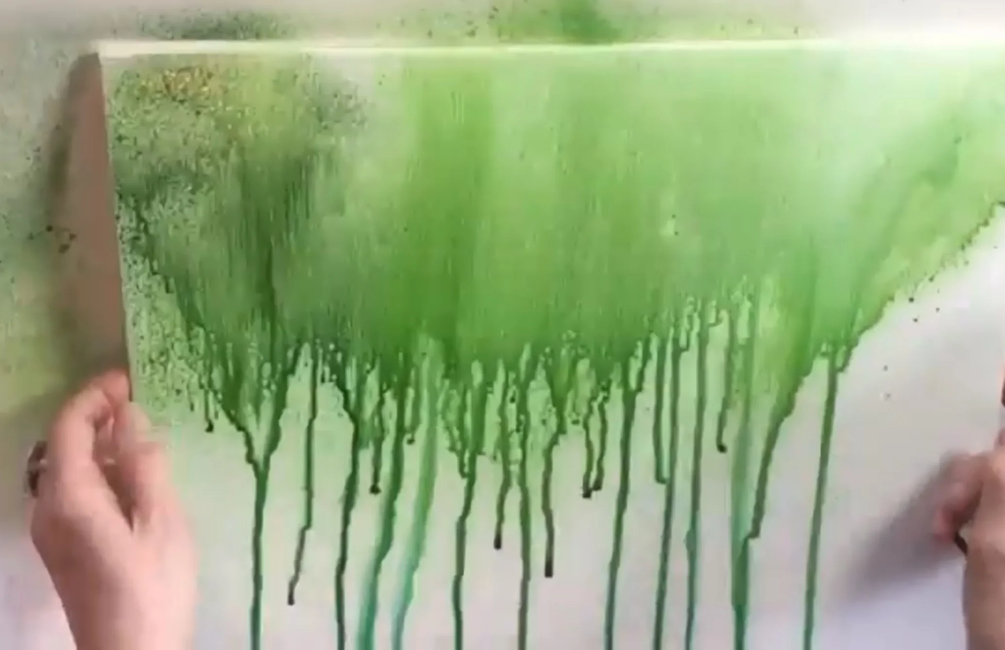 Step 1 - using thin layers and lighter colors