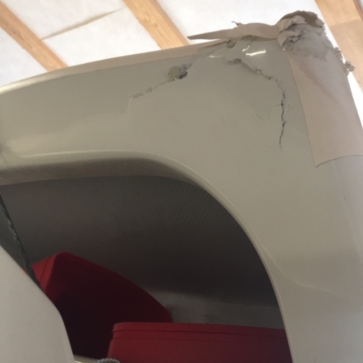 This boat was lost on the highway...