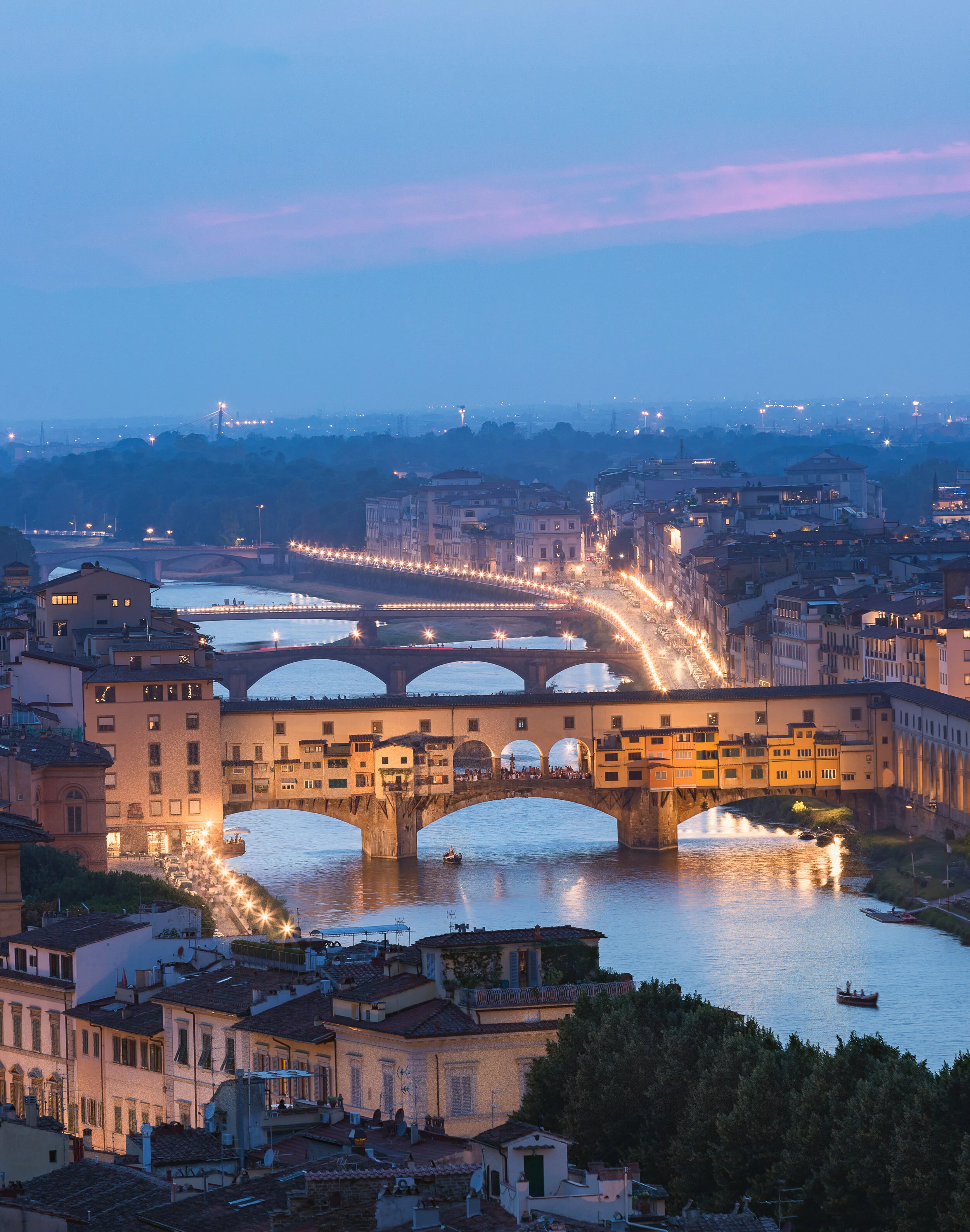 Ponte Vecchio from Michelangelo Plaza