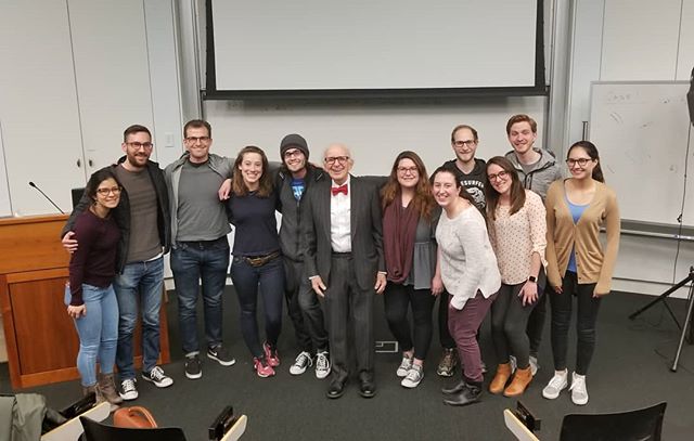 We had an amazing time listening to Dr. Eric Kandel talk about his life and career as a neuroscientist yesterday! His advice to us at NGG? &quot;Enjoy yourselves!!!&quot;