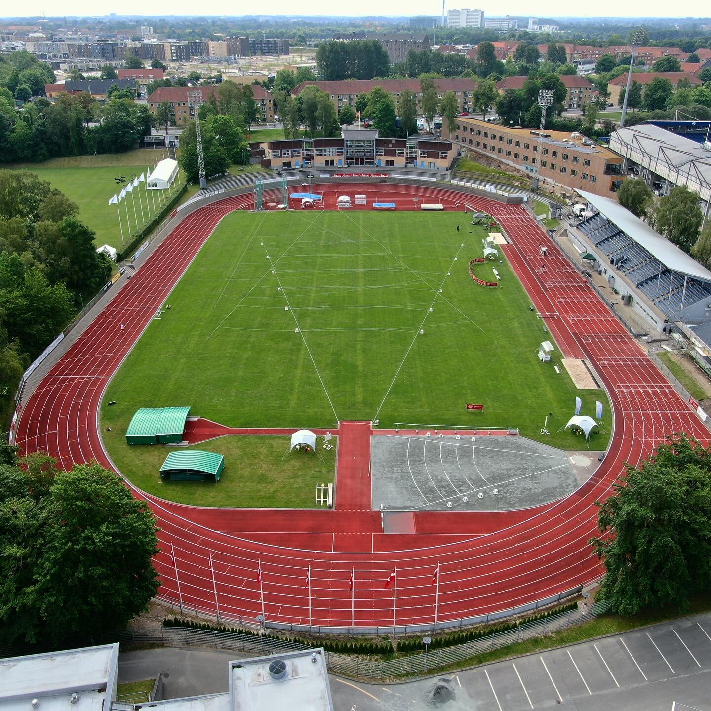 Drone work for the Danish National Championship hosted by @odense_atletik 
_____________________________________________
#runningculture 
#dronestagram 
#tracknation 
#running 
#drone