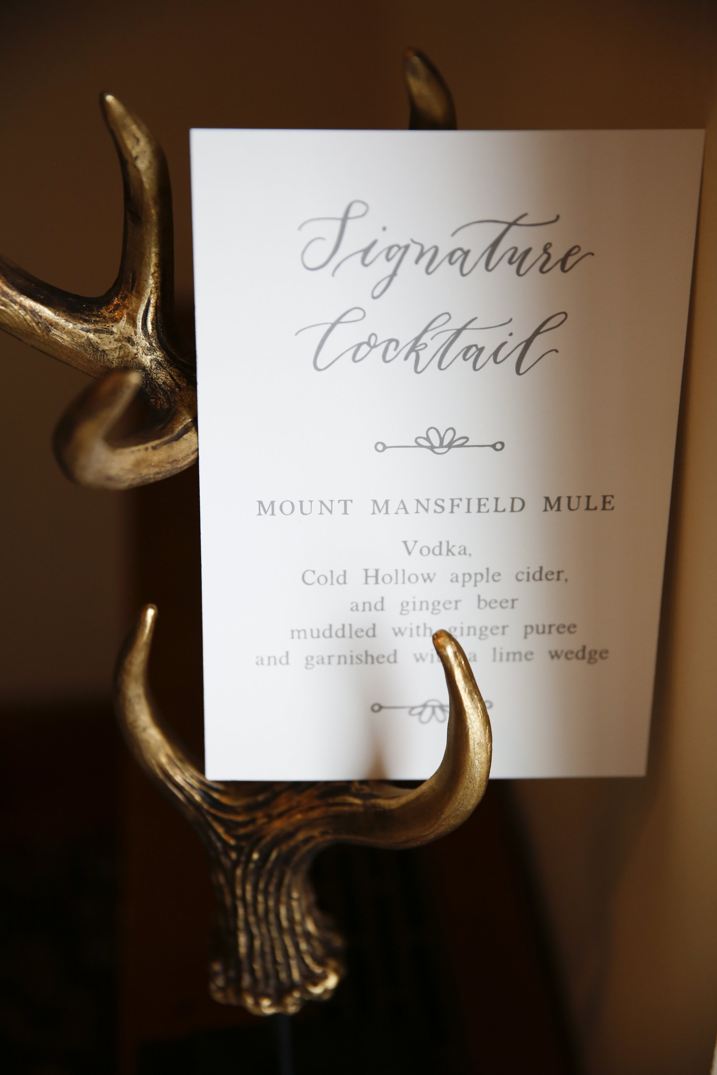 Copy of Vermont Cocktail Wedding Card