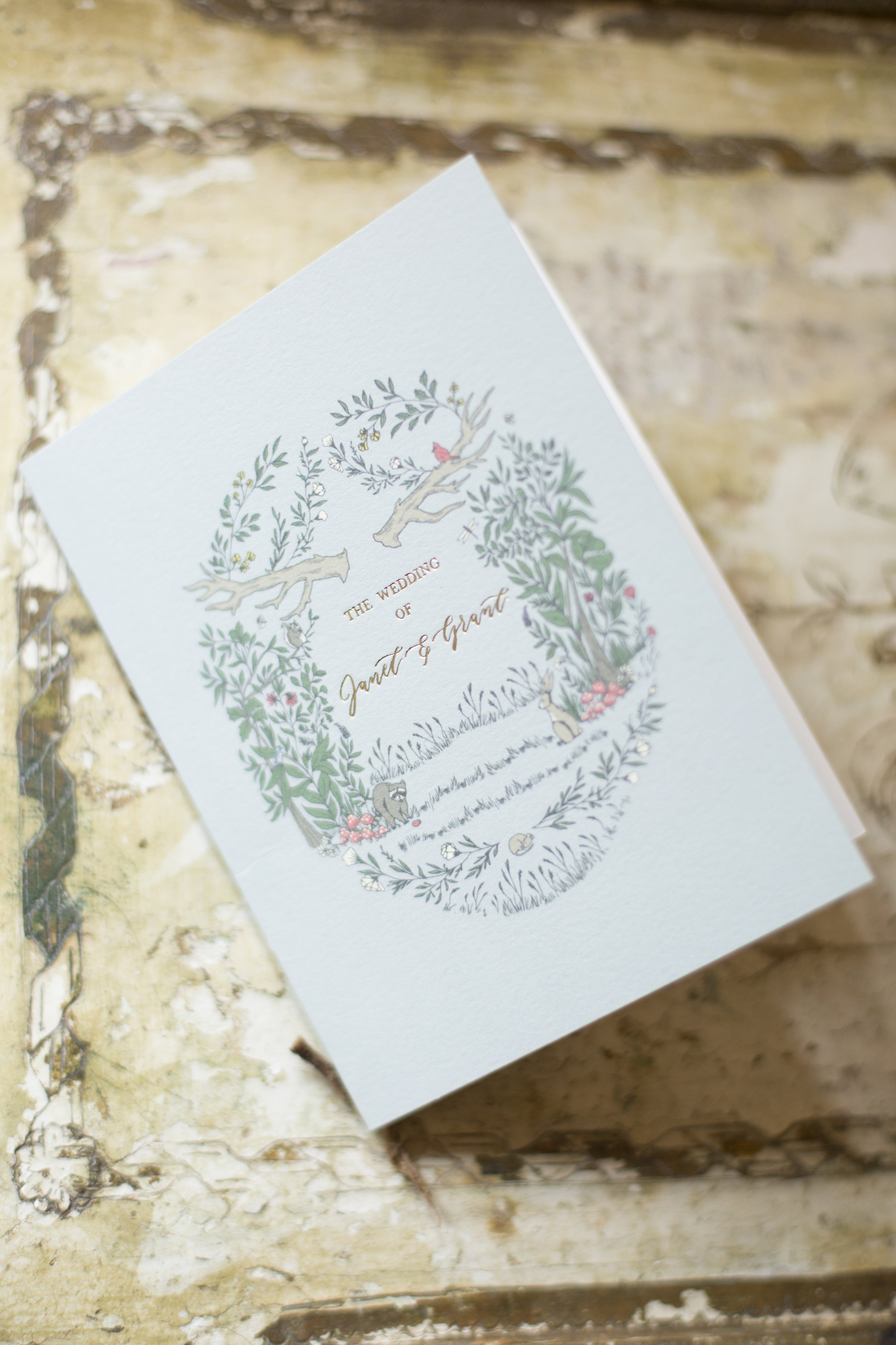 Copy of Vermont Wedding Card Program