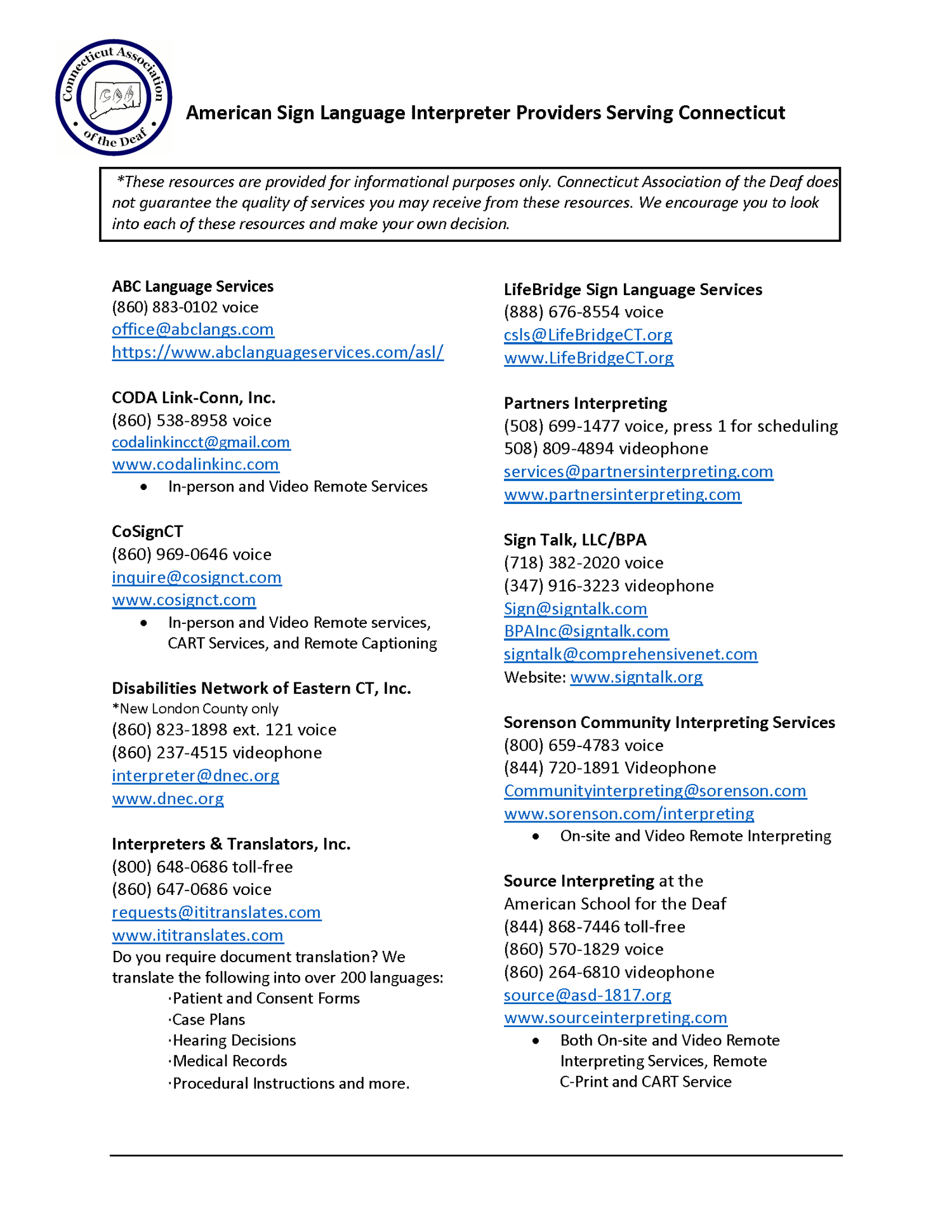 SERVICES | Training Request — Disability Rights Connecticut, Inc.