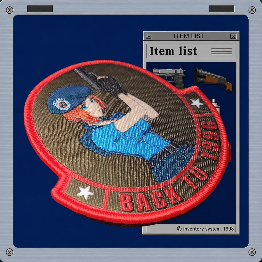 Resident Evil Jill Valentine 1996 Anime Morale Patch (1).png