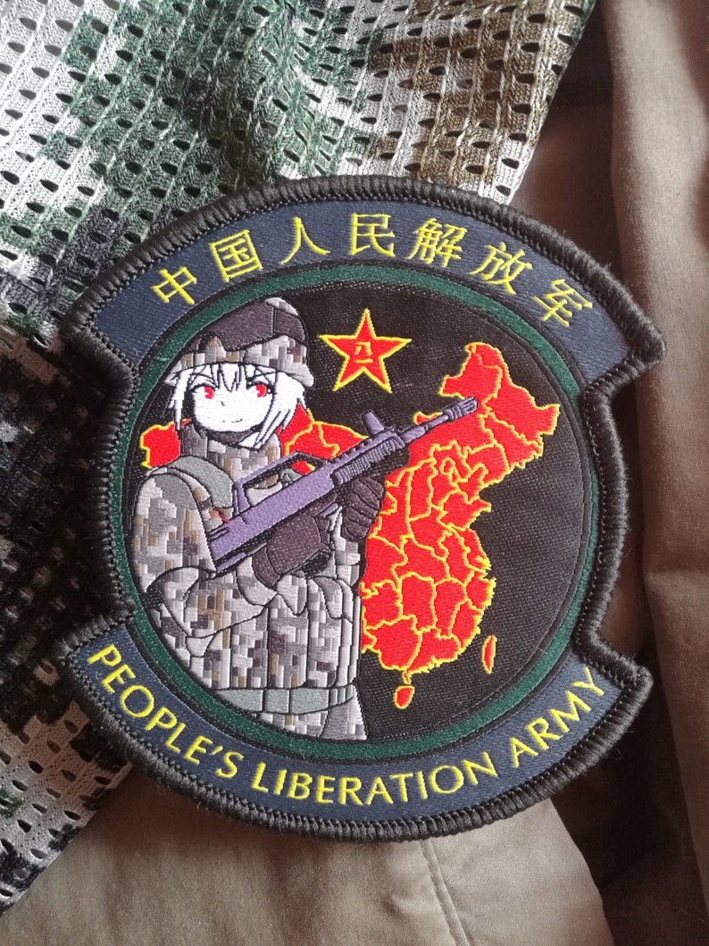 Amazoncom Vietnam War Vietcong Vc NVA Rising Panzer Military Anime Morale  Airsoft Patch Great for Towels Blankets Purses Backpacks Jackets   Everything Else