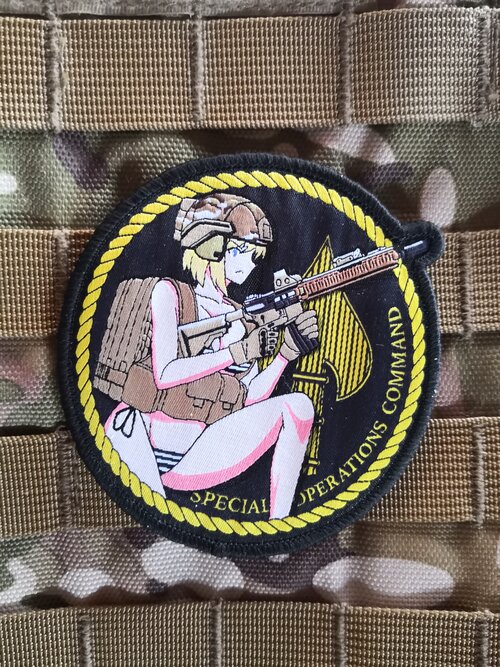 Anime Military Girl Morale Patch — Redcoat Patches