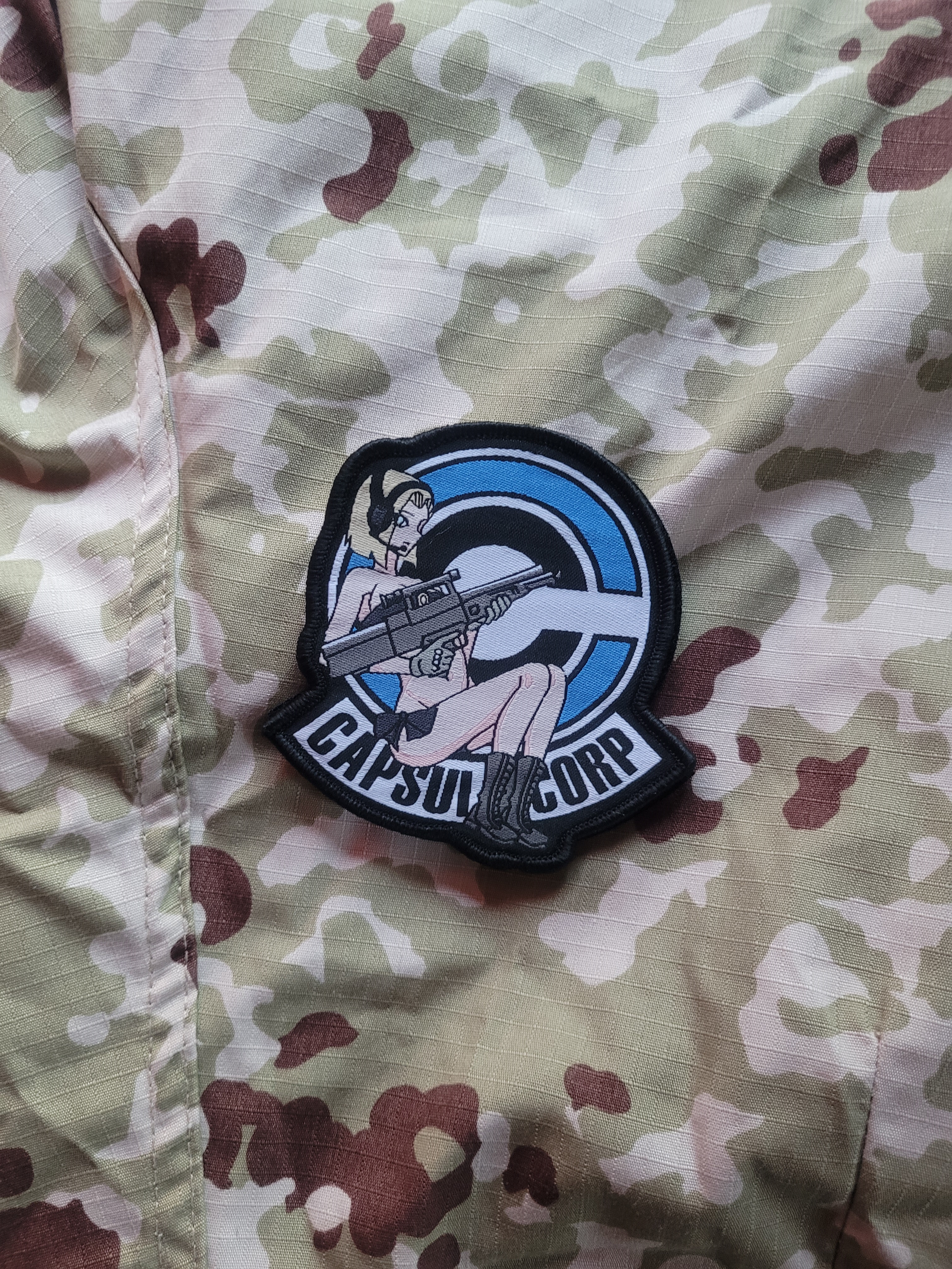 Dragon Ball Z: Bulma anime airsoft morale patch by FEICORP on