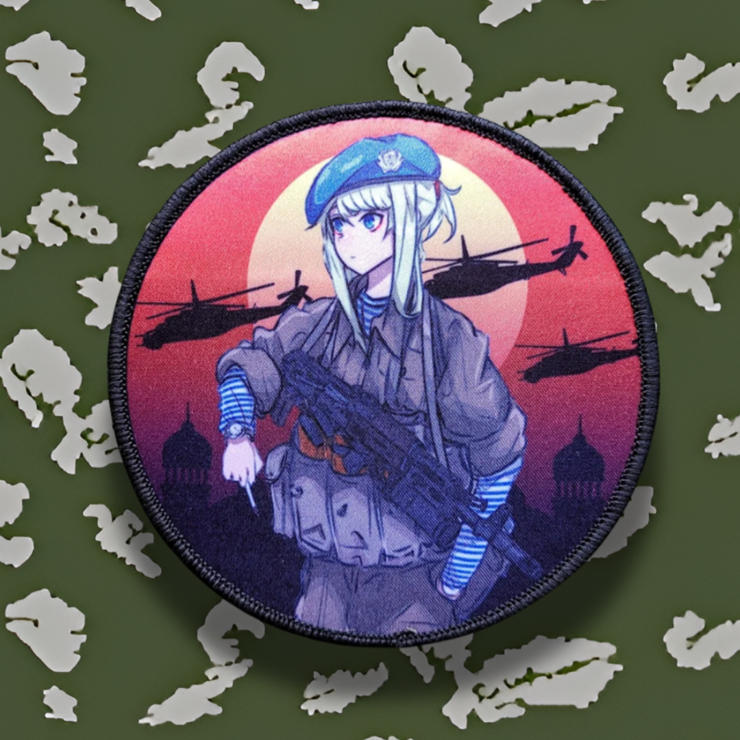 Russian Airborne Forces, Soviet VDV female pinup anime morale patch
