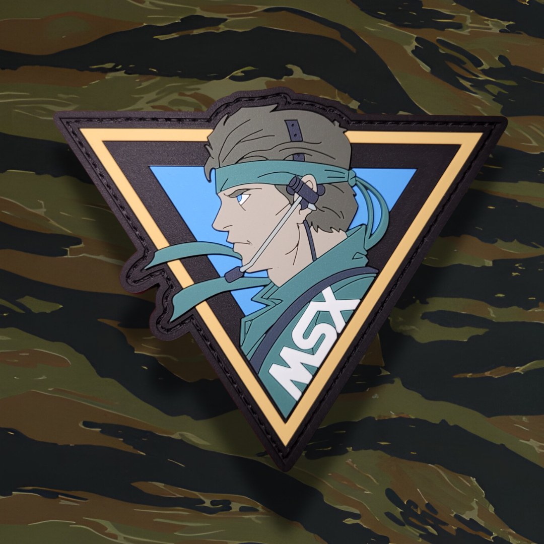 Metal Gear 1 MSX Solid Snake PVC Morale Patch.png
