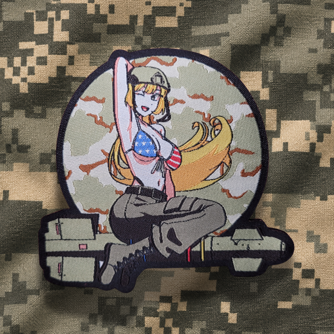GWOT pinup girl anime milspec weeb morale patch