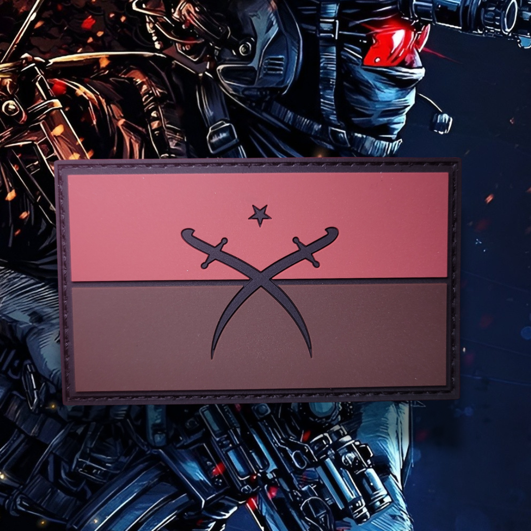 Black Powder Red Earth Awbari PMC PVC Morale Patch.png