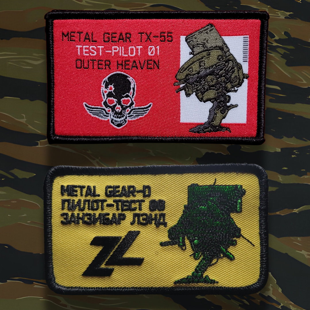 Metal Gear MSX classic 'Test Pilot' morale patch combo