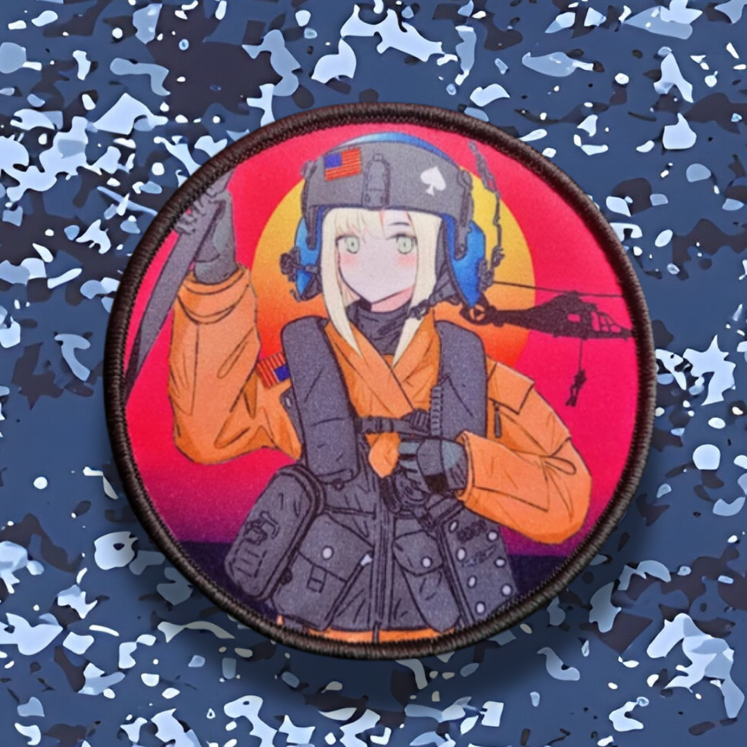 United States Coast Guard female pinup morale patch