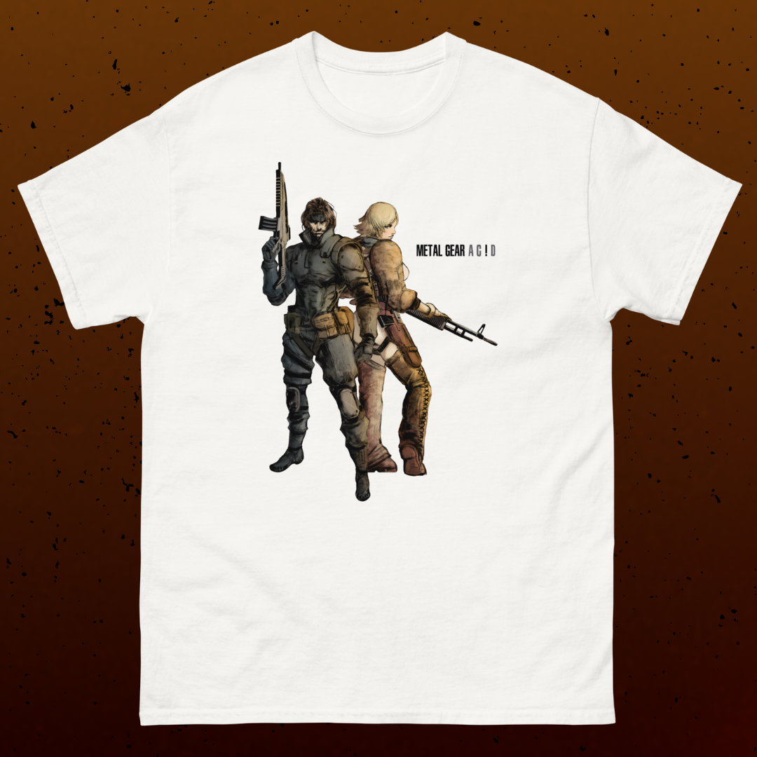 Metal Gear Acid Retro Gaming Boot Shirt.png