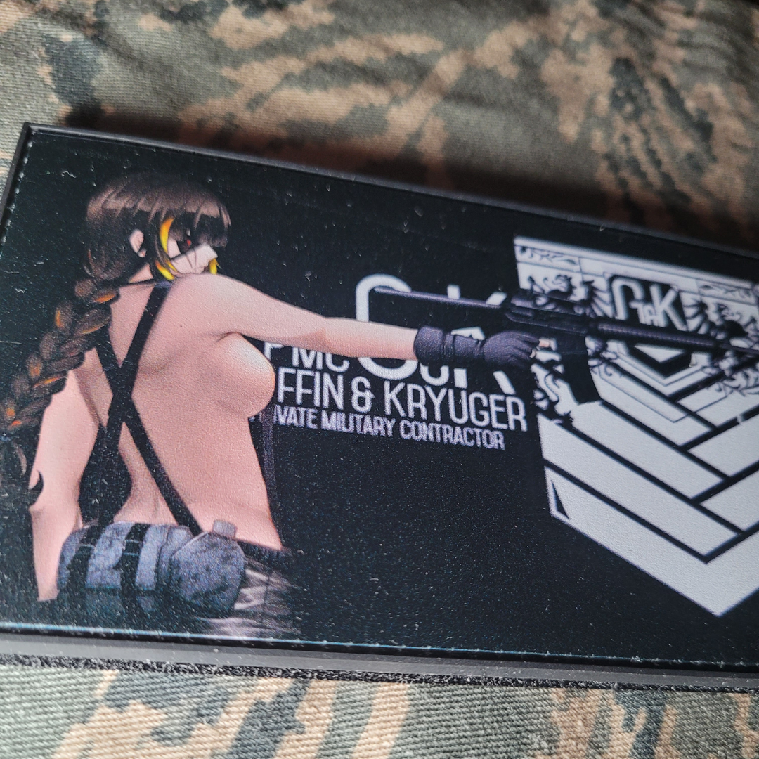 M16A1, Girls Frontline Metal Gear Solid RAID Female Snake Anime Morale Patch (1).png