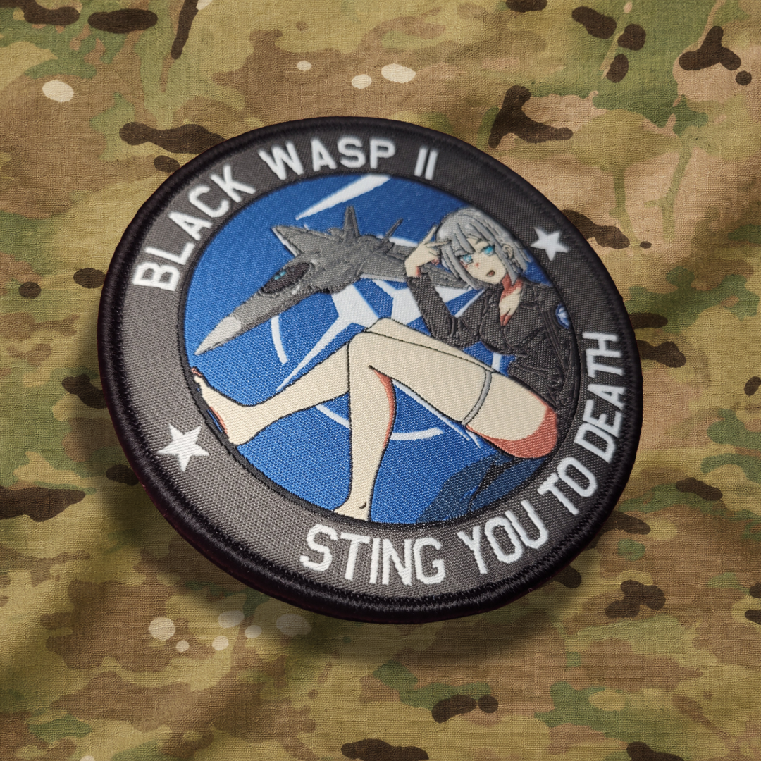 Arma 3 NATO Black WASP Anime Pinup Waifu Cold War Morale Patch (2).png