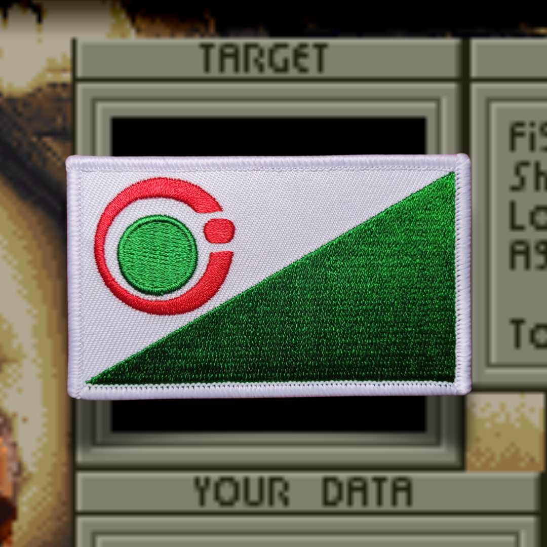 Front Mission - OCU (Oceania Cooperative Union) flag Video Game & Anime Morale Patch