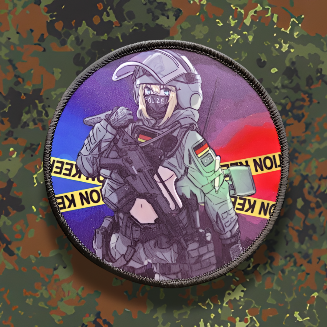 GSG 9, German Counter-Terrorism Special Forces female pinup anime morale patch