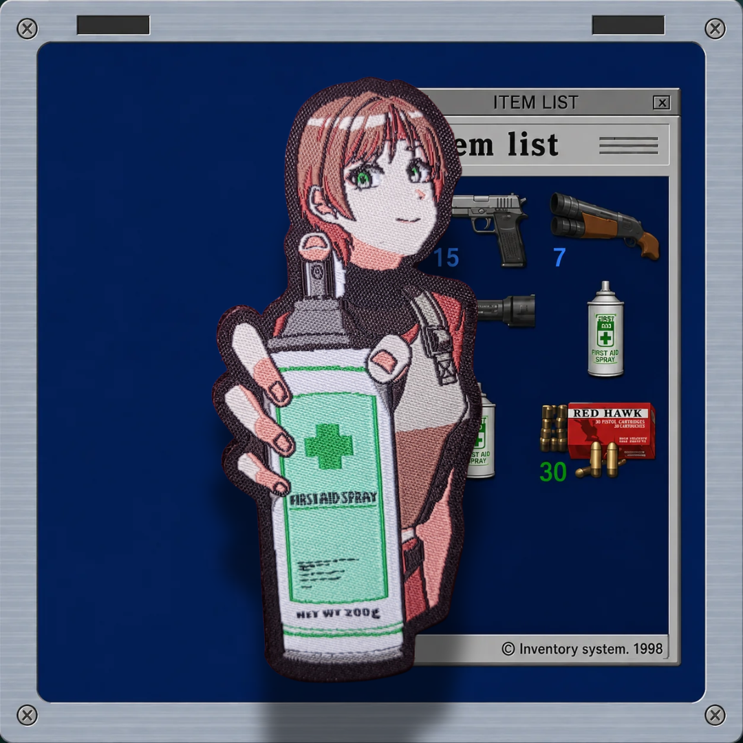 Resident Evil - Rebecca Chambers First Aid Spray anime morale patch