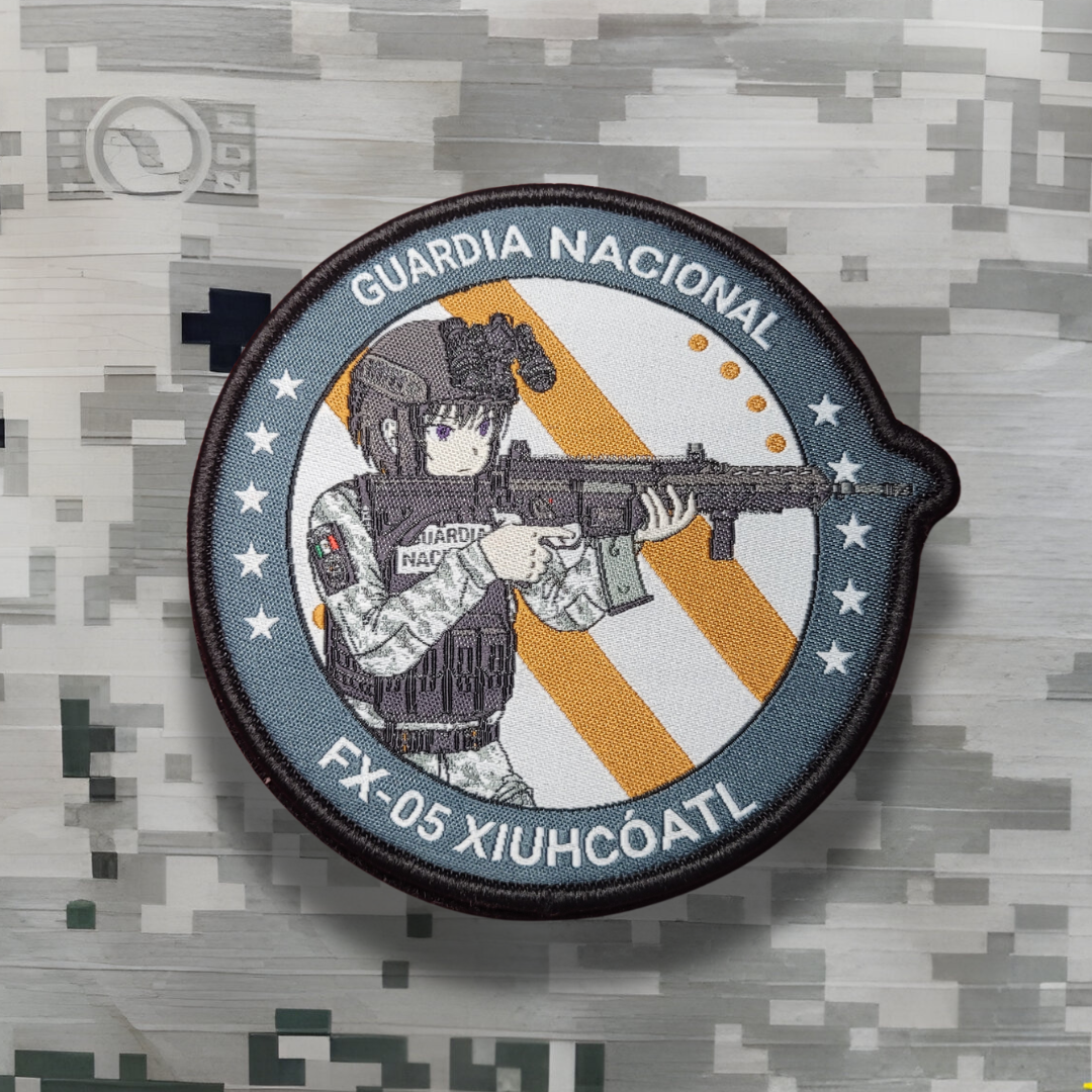 Mexican Military, Guardia Nacional 'FX-05 Xiuhcoatl waifu' female pinup anime waifu morale patch