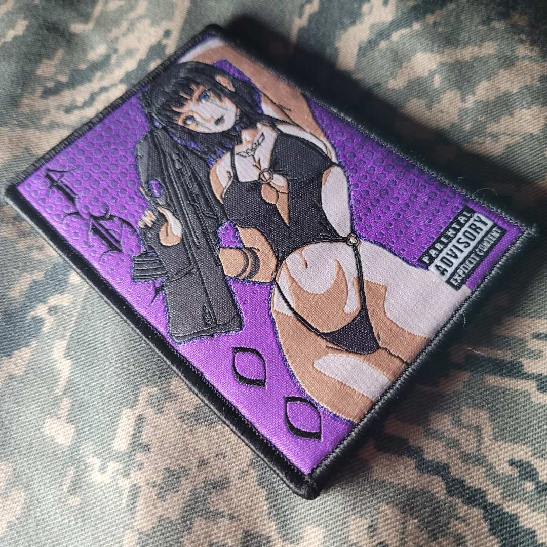 Goth Mommy DGkamikaze Airsoft Anime Morale Patch (1).png