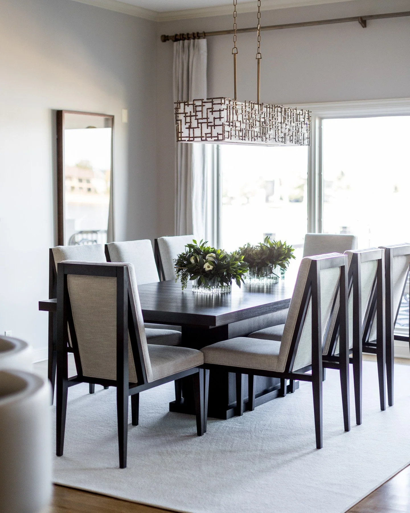 The season of gathering is just around the corner ✨ This dining space is ready for cozy dinners, heartfelt conversations, and memories made around the table. 

Ready to elevate your own home? Let&rsquo;s create a space made for celebrating!

#Holiday