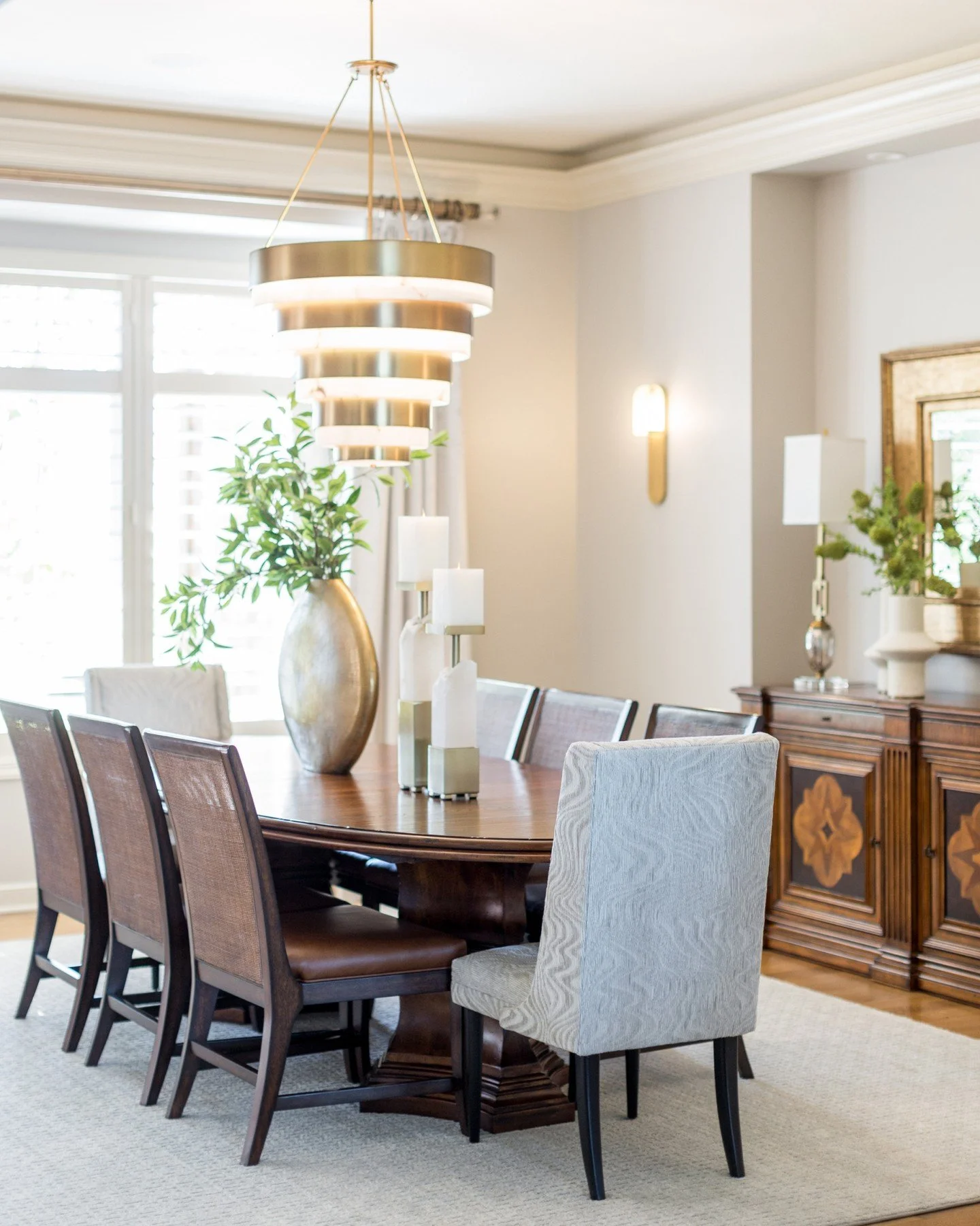 Gather &lsquo;round &mdash; the season of hosting is here. ✨ From candlelit dinners to cozy celebrations, this dining space was made for making memories.

#HolidayHosting 
#WAYSInteriors 
#TimelessDesign 
#DesignDetailsMatter 
#theWAYSway 
#DiningInS