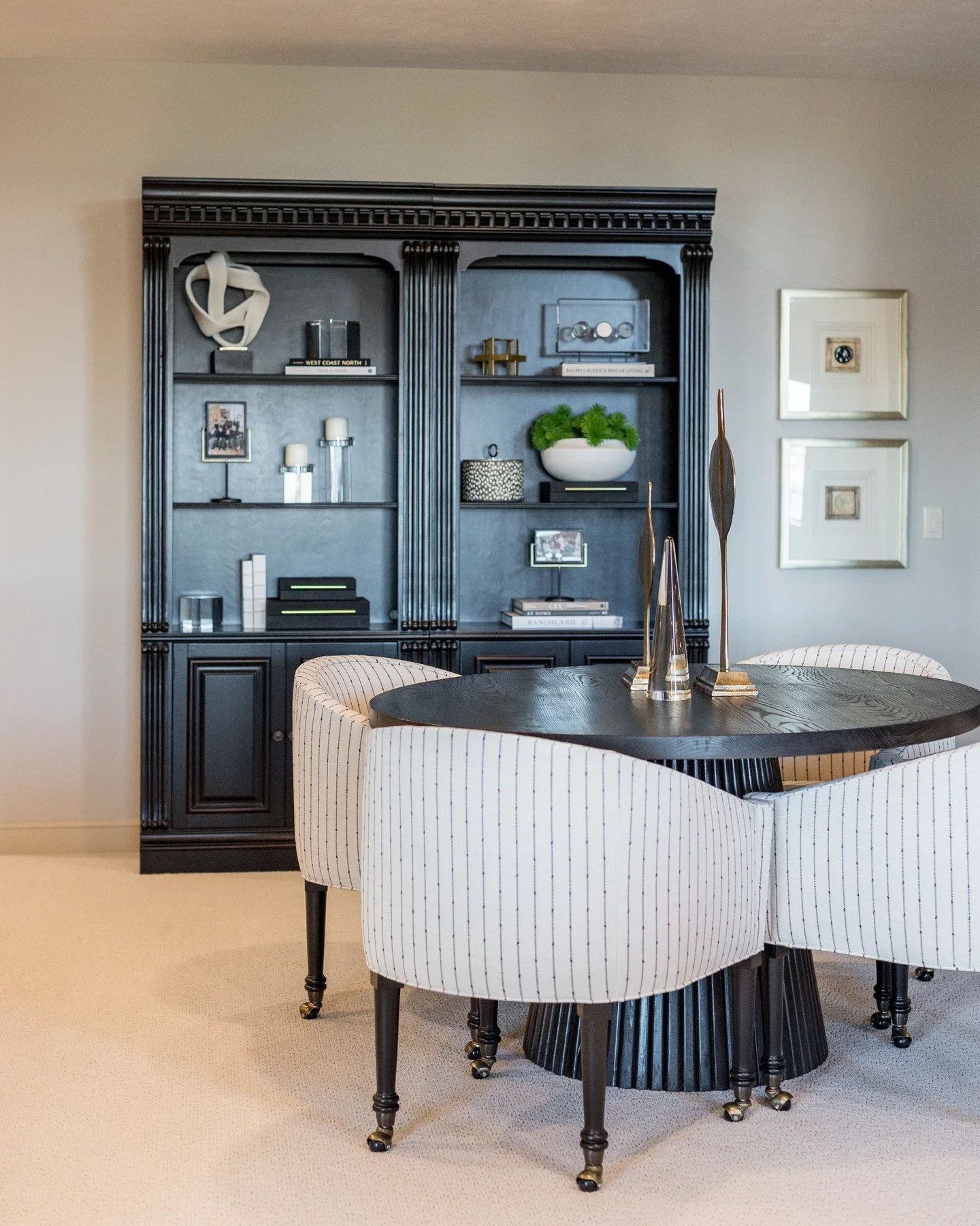 Designed for downtime, conversation, and a little friendly competition. 😉

#GameArea
#WAYSInteriors
#theWAYSway
#BasementGoals
#OmahaInteriorDesign