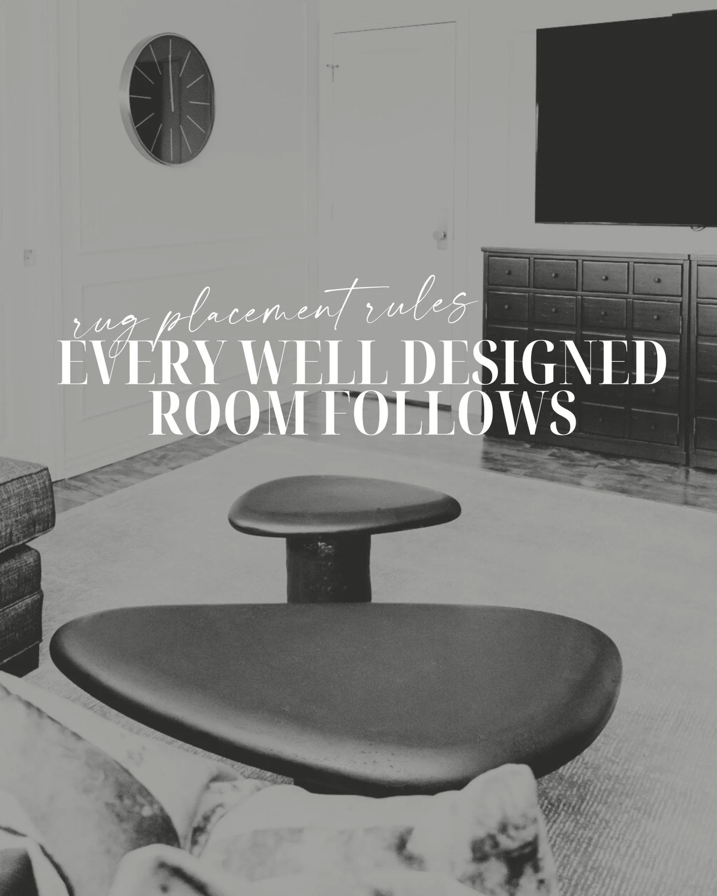 Your rug isn&rsquo;t just d&eacute;cor &mdash; it&rsquo;s the foundation of the entire room.

The right size anchors your furniture.
The right placement creates flow.
The right layout makes everything feel intentional.

Swipe to see our rug placement