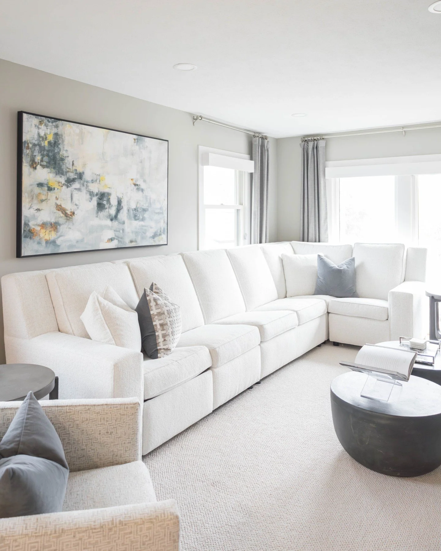 Timeless design meets everyday comfort ✨

This @centuryfurniture Cornerstone Sofa is where clean lines, tailored upholstery, and effortless sophistication come together. Designed to anchor your space while inviting you to truly relax, it&rsquo;s the 