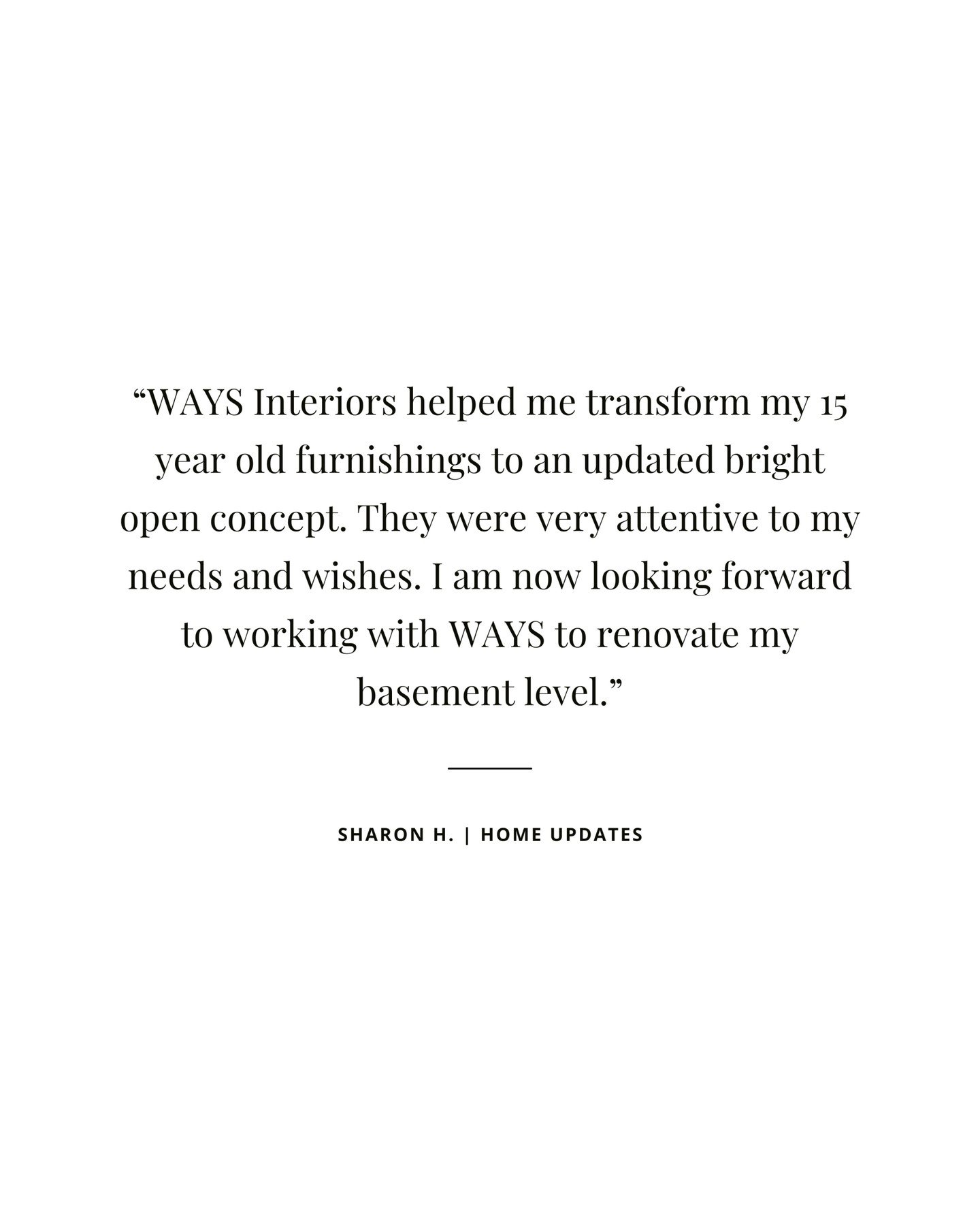 We&rsquo;re so grateful for kind words like this. Listening closely to our clients&rsquo; needs and turning their vision into something that feels fresh, light, and truly theirs is what it&rsquo;s all about. And we&rsquo;re so excited that their base