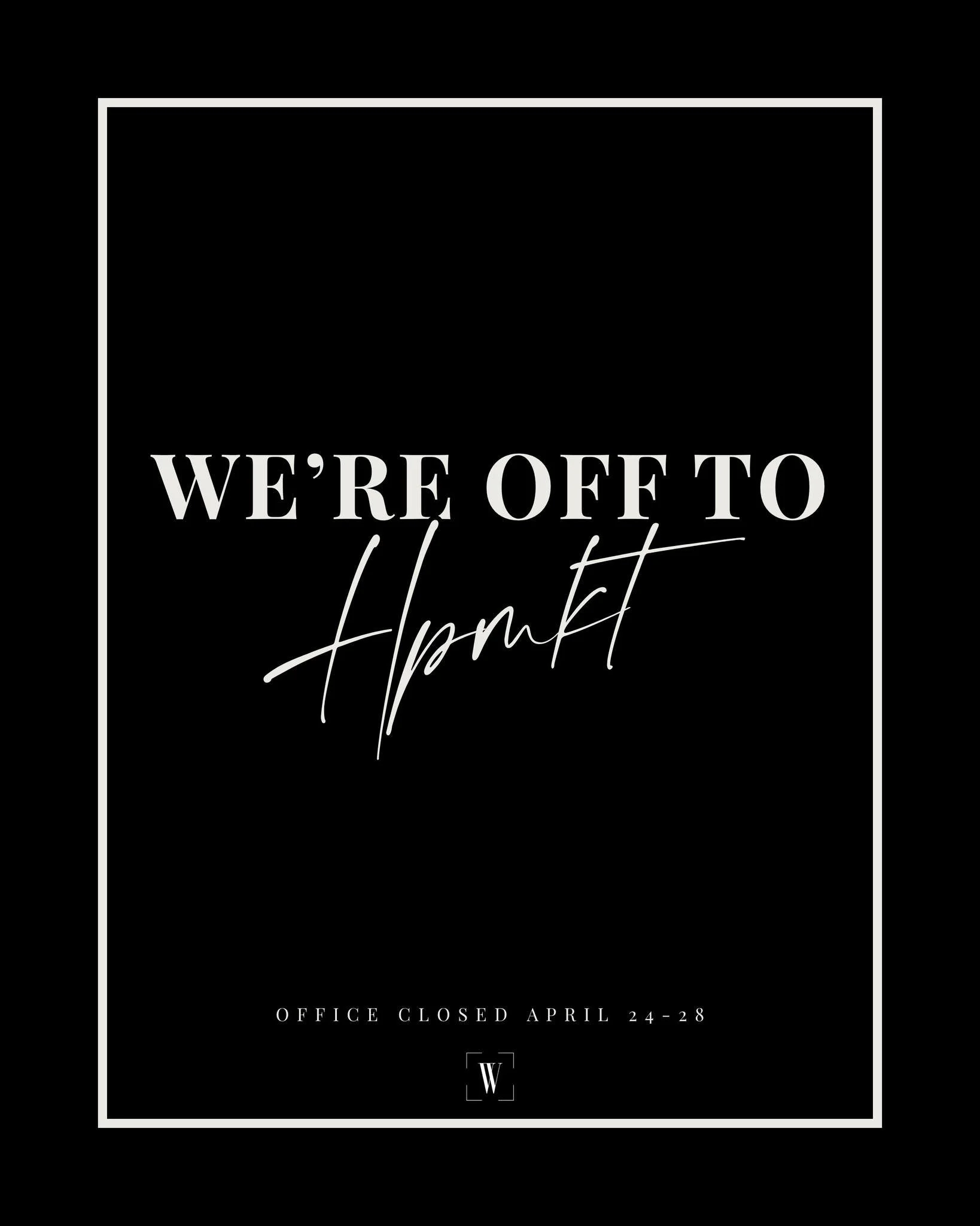 Out of office and off to market! ✈️✨

Our team is headed to HPMKT April 24&ndash;28 to source fresh inspiration, scout new pieces, and bring back all the goodness for your homes. 🤍

We&rsquo;ll be back soon! Recharged, inspired, and ready to create 