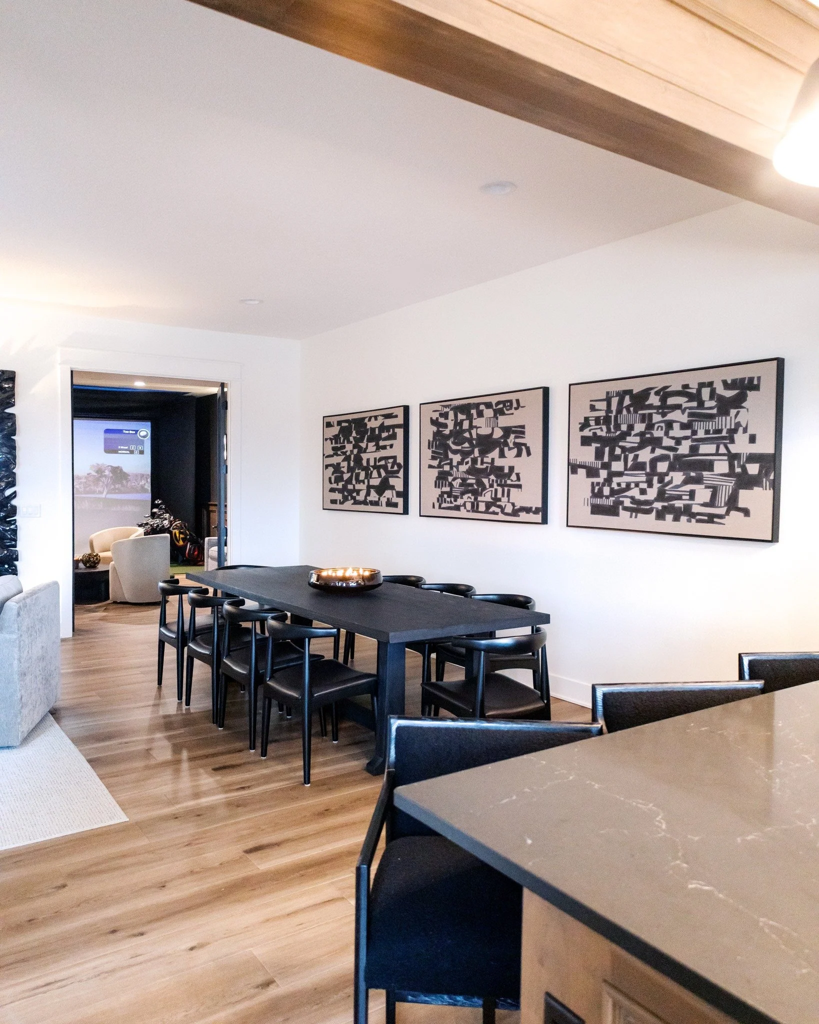 The kind of space that makes you want to host everyone you know. 🖤✨

We love when a lower level gets the same love and intention as the main floor, because why should it be any different? This one's built for hosting, relaxing, and everything in bet