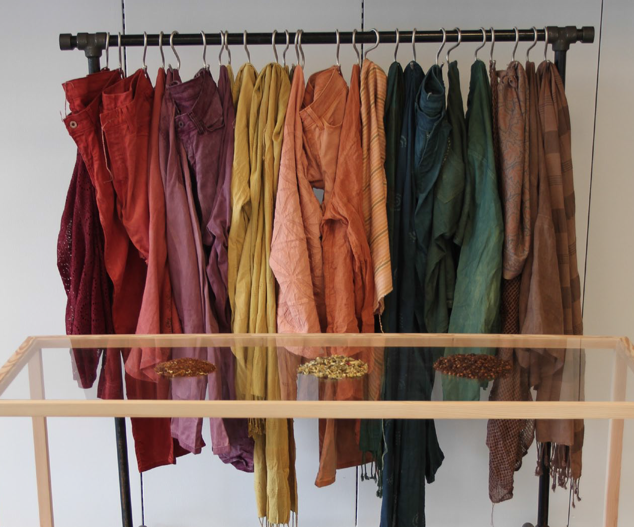 Dyed using natural vegetable colors.