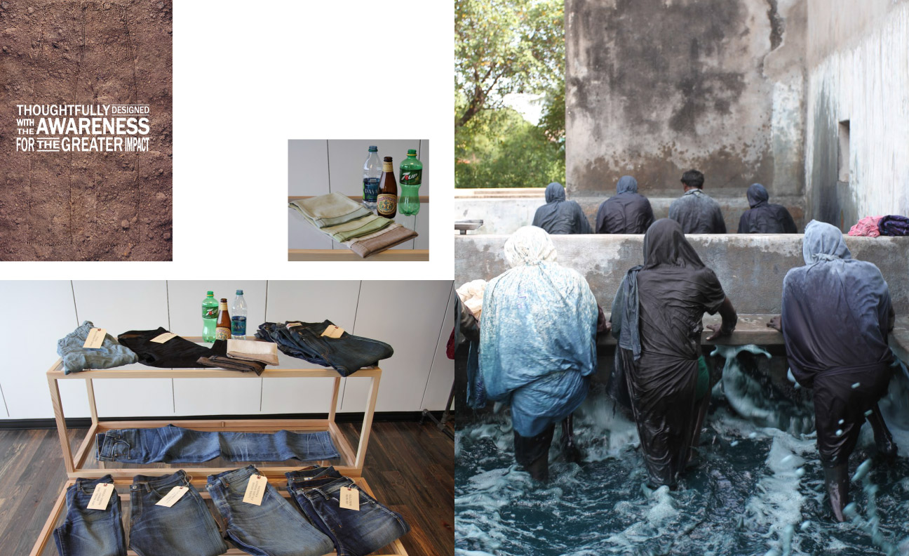 Zero Water was a sustainable Denim Collection using innovative low impact wash techniques