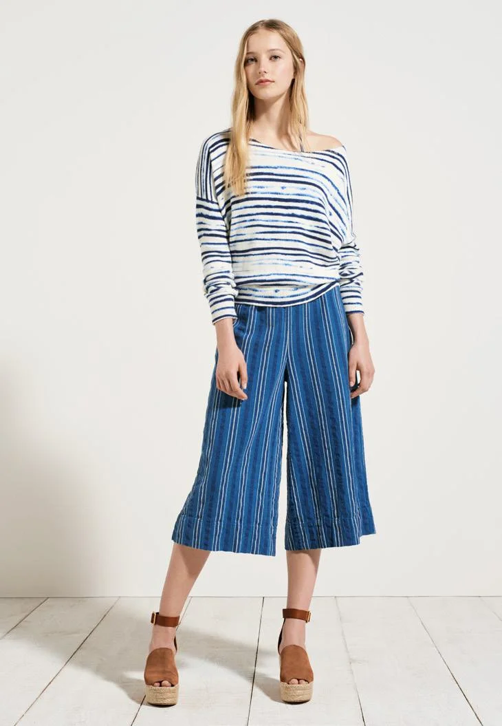 Novelty Pinstripe Light Weight Denim