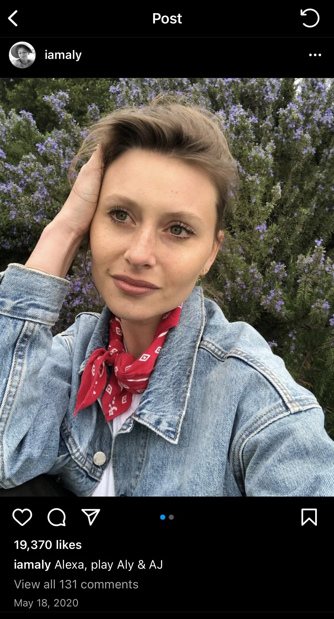 Aly Michalka in the Denim Forum Ali Jacket