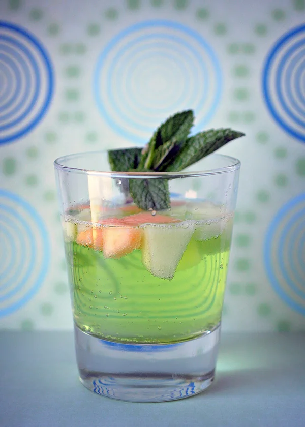 A Retro Melon Cocktail