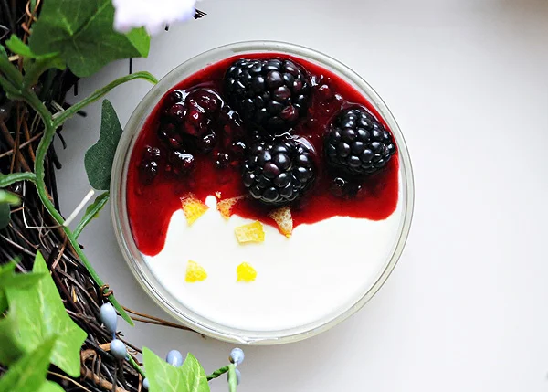 Lemon Panna Cotta . . . Less than 300 Calories Per Serving