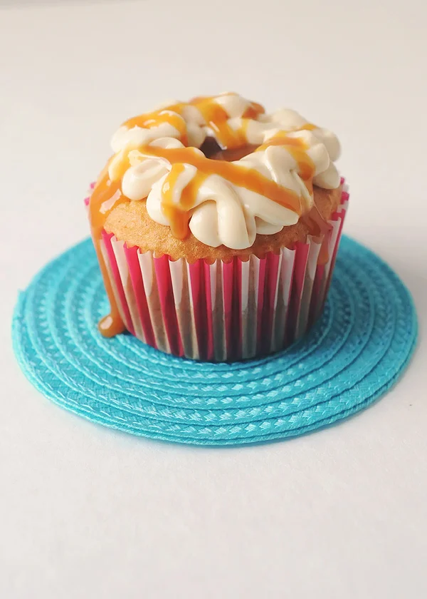 SHORTCUT Salted Caramel Apple Pie Cupcakes