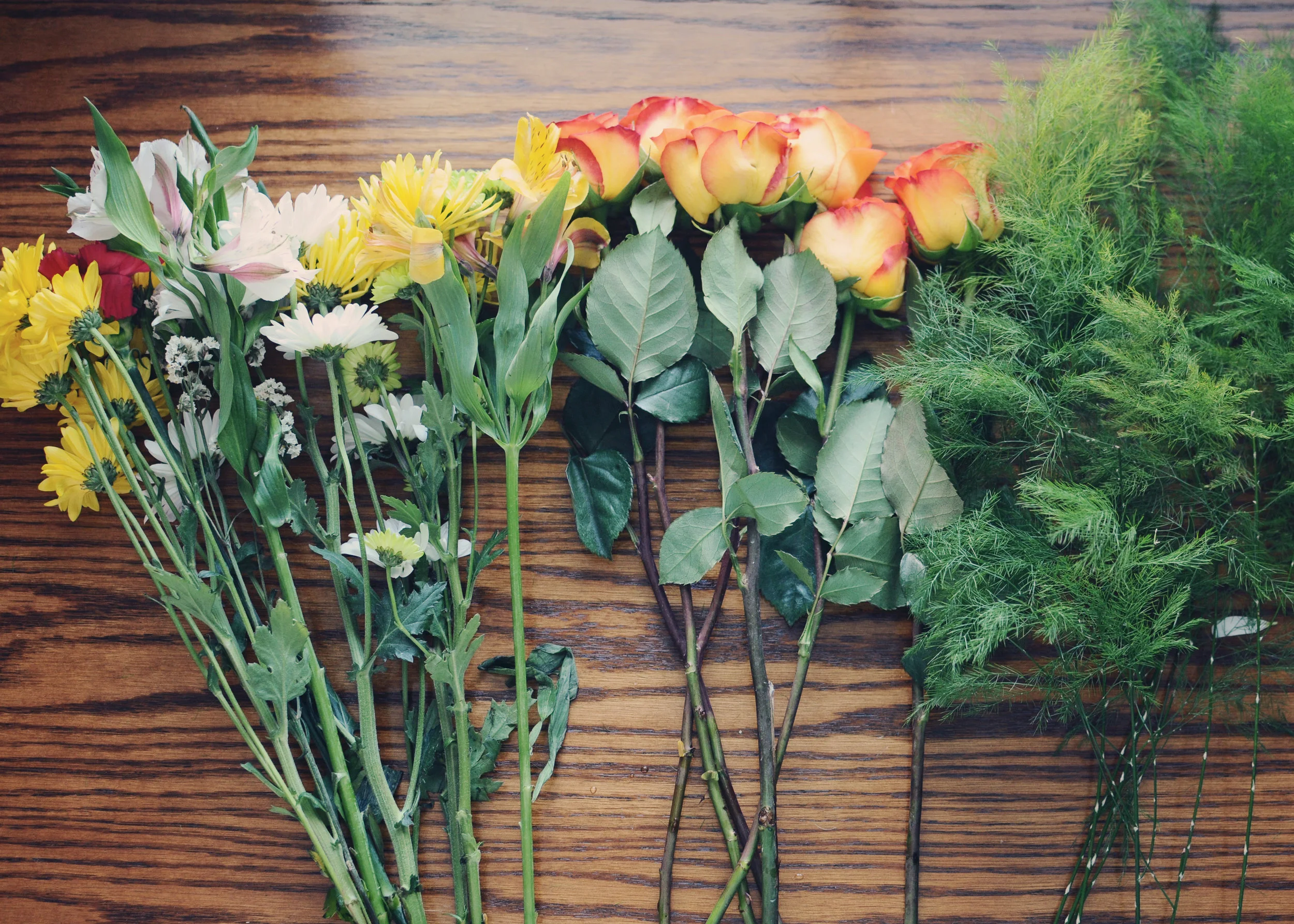 Make a $50 Arrangement with $15 Worth of Grocery Flowers