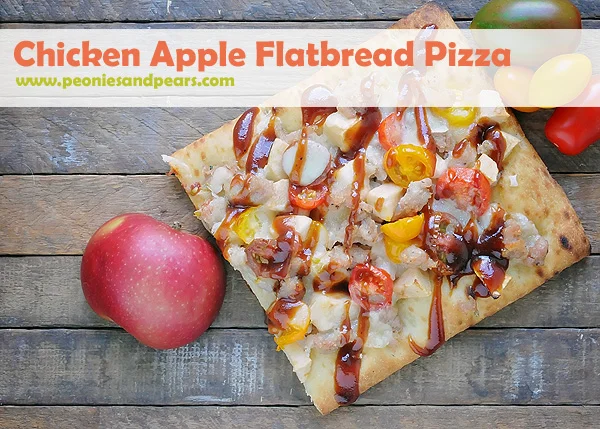Barbeque Chicken Sausage & Apple Flatbread Pizza