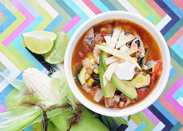 QUICK Pork Enchilada Soup