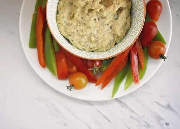Easy Eggplant Babaganoush