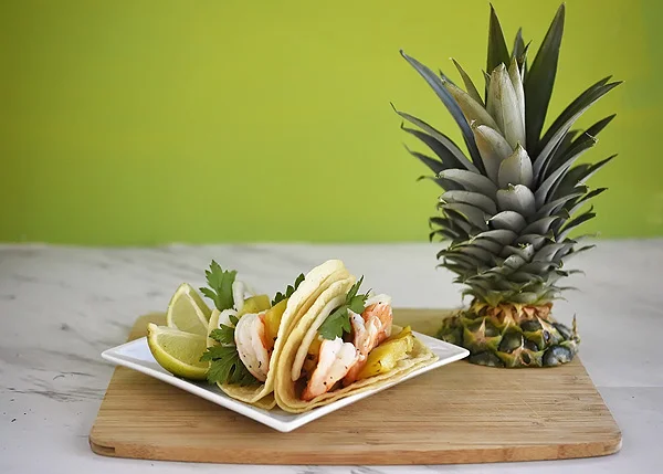 Shrimp & Pineapple Tacos